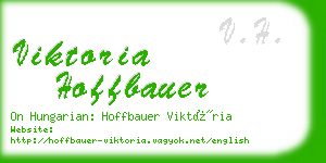 viktoria hoffbauer business card